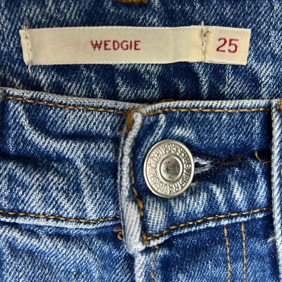 Levi’s Premium Wedgie Button Fly Jeans Size 25 - Picture 5 of 16